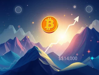 A visual representation of the **Bitcoin price** surging past $114,000, symbolizing a significant market breakthrough and the ongoing **crypto rally**.