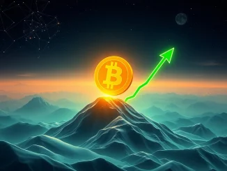 Visualizing Bitcoin's impressive surge past $121,000, signifying strong market momentum and rising digital asset value.