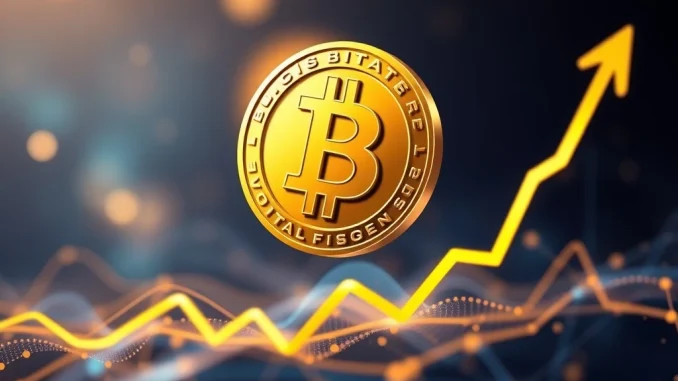 Bitcoin Price Soars: BTC Rockets Past $123,000 Mark A visual representation of Bitcoin price surging above $123,000, indicating strong market performance and growth.