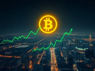 A visual representation of Bitcoin's impressive rise above $108,000, highlighting its strong performance in the cryptocurrency market.