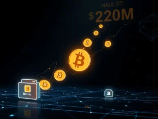Illustrating a significant Bitcoin transfer by an early Bitcoin holder, showing 2,000 BTC moving to new wallets, signifying a major crypto whale movement.