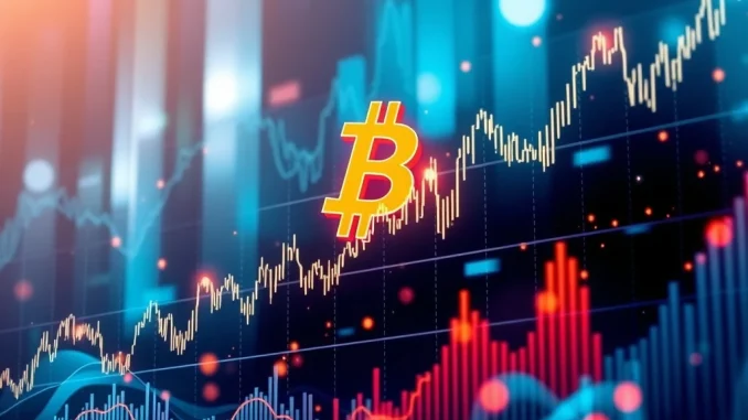 Chart showing a surge in Bitcoin implied volatility, indicating market anticipation for future Bitcoin price movements.