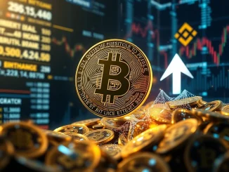 A significant BTC deposit by an early Bitcoin holder to Binance, illustrating a crypto whale's move impacting the market.