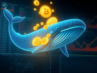 Visualizing Bitcoin whale Owen Gunden's significant Kraken deposit and its potential crypto market impact.