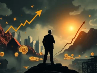 BlackRock CEO Larry Fink discusses cryptocurrency investment amidst fears of asset devaluation, highlighting the shift to digital assets.