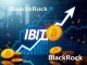 A chart showing BlackRock IBIT Bitcoin ETF's significant growth, reflecting its entry into the top global ETFs by AUM, highlighting cryptocurrency investment.