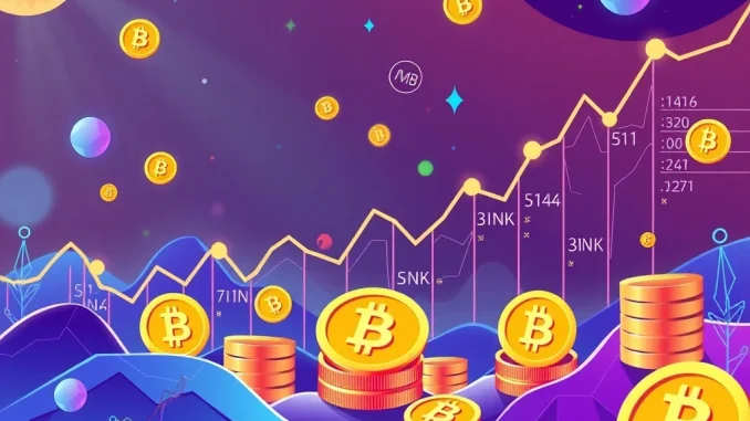A visual representation of soaring BNB Chain fees, illustrating robust network activity driven by memecoin trading and decentralized exchanges.