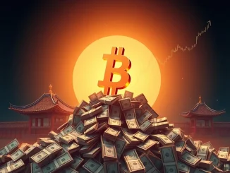 A visual representation of BNB investments flowing into a significant digital asset fund, signifying growth and financial backing from China Renaissance.