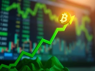 Visualizing the BNB all-time high as its price chart dramatically breaks above $1,200, symbolizing significant market growth.