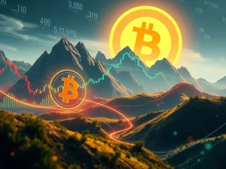 Charts illustrating BTC perpetual futures long/short ratios, indicating market sentiment across top exchanges.
