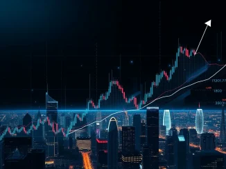 Visualizing BTC perpetual futures long/short ratio data on trading screens, representing Bitcoin market sentiment and crypto futures activity.