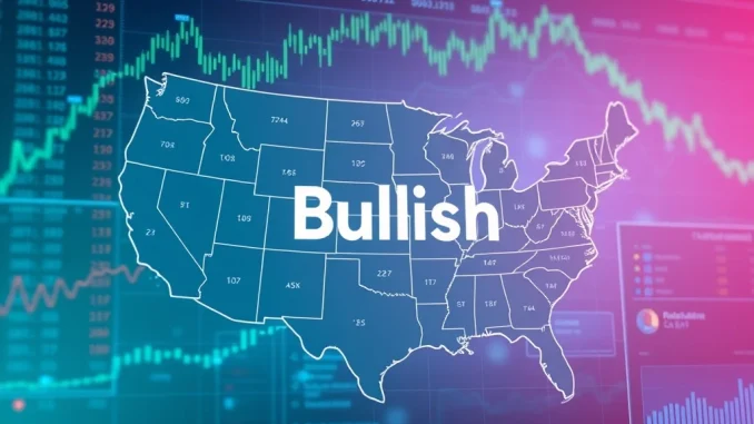 Bullish Crypto Trading Unleashes Spot Services Across 20 US States Bullish crypto trading expanding across 20 US states, symbolizing growth and regulated access to digital assets.