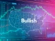 Bullish crypto trading expanding across 20 US states, symbolizing growth and regulated access to digital assets.