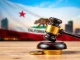 A legal gavel sits on a stack of cryptocurrency coins, symbolizing California's new crypto law governing unclaimed digital assets.