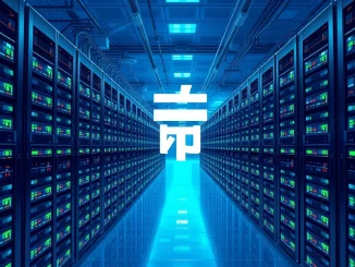 A digital representation of Cango's powerful Bitcoin mining operation, showcasing their impressive BTC mining output.