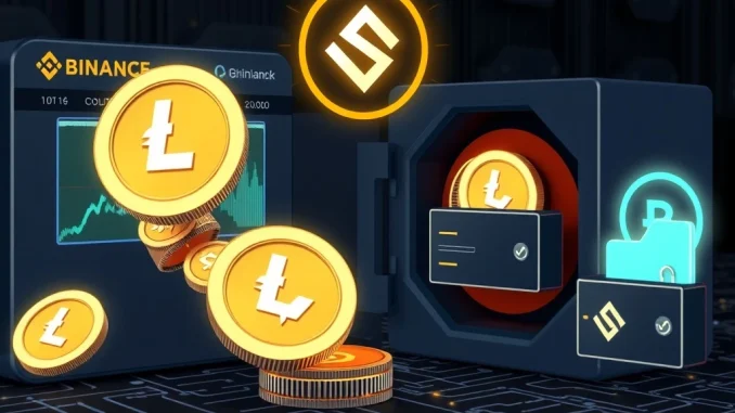 Visualizing a significant transfer of Chainlink (LINK) tokens from a centralized exchange to multiple private wallets, indicating strong investor confidence and long-term holding.