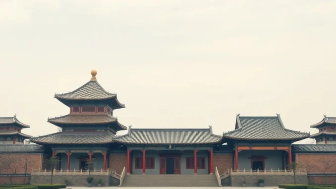 Illustrative image of China's PBOC maintaining benchmark lending rates, symbolizing economic stability and its impact on global markets.