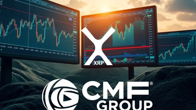 A chart illustrating the significant increase in CME XRP futures trading volume, highlighting market expansion and institutional interest.