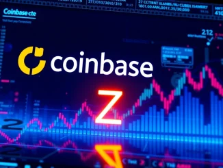 A visual representation of the Double Zero (2Z) token integrated into the Coinbase trading platform, highlighting the new spot trading opportunities.