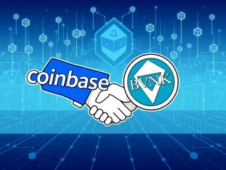 Illustrates the strategic Coinbase acquisition of BVNK, signifying expansion in stablecoin infrastructure and market consolidation.
