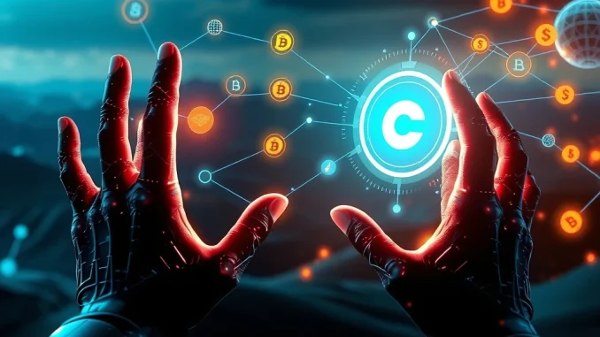 Coinbase Unveils Groundbreaking AI Tool for Seamless On-Chain Crypto Transactions An AI agent interface facilitating secure Coinbase crypto transactions on a blockchain network.