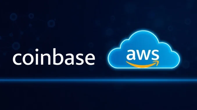 A visual representation of **Coinbase** services successfully restoring after an **AWS outage**, symbolizing renewed stability for crypto users.