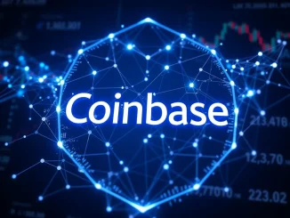 Visualizing **Coinbase Base token** potential, showing financial growth and innovation on the **Base network** as projected by JPMorgan.