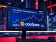 A digital screen displaying Coinbase CLANKER perpetual futures charts, symbolizing new trading opportunities for investors.