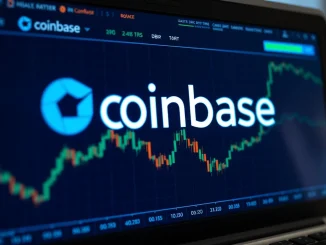 A visual representation of the Coinbase DBR listing announcement, showing the DBR token alongside Coinbase branding, symbolizing new market access and opportunities.