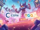 Coinone logo and Yield Guild Games (YGG) logo symbolizing the new **Coinone YGG listing** for Korean traders.