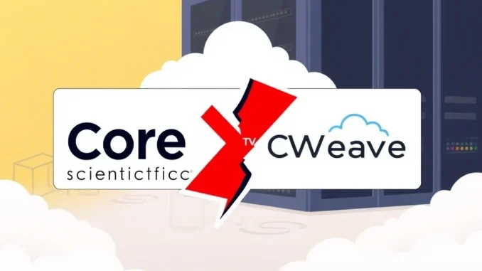 Core Scientific Rejects Crucial CoreWeave Acquisition Offer Core Scientific acquisition of CoreWeave rejected, illustrating a significant corporate deal failure in crypto mining.