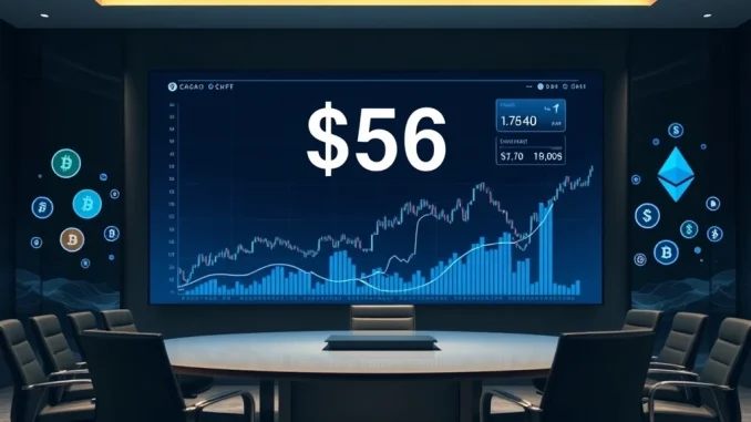 A boardroom scene illustrating significant corporate crypto holdings and digital asset treasury strategies.