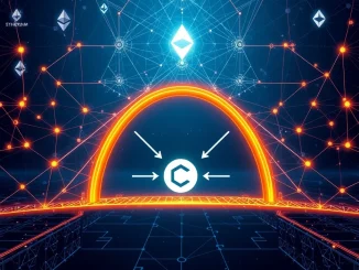 Creditcoin logo seamlessly integrating with Wormhole to enable native token transfers across multiple blockchains.