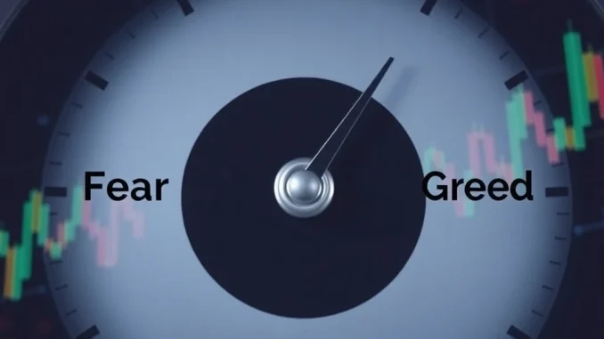 Crypto Fear & Greed Index dial pointing to 38, signifying current market fear among crypto investors.