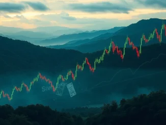 A visual representation of a sudden market downturn, emphasizing the impact of crypto futures liquidation on cryptocurrency market volatility.