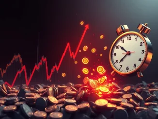 Charts show a rapid crypto futures liquidation, highlighting the financial impact of market volatility.