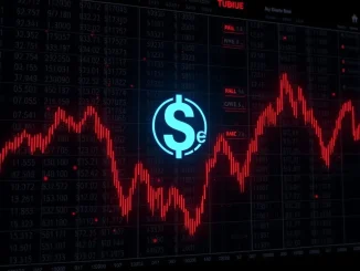 Chart showing a crypto market crash following suspicious on-chain activity and USDe stablecoin anomalies.