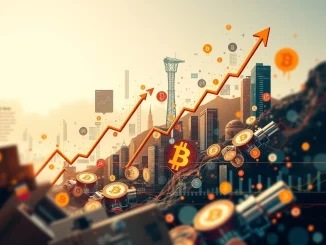 Charts and digital assets symbolizing the **crypto market rebound**, illustrating Arca's view of a **structural reset** rather than a temporary bounce.