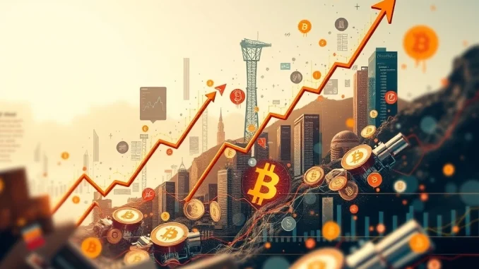 Charts and digital assets symbolizing the **crypto market rebound**, illustrating Arca's view of a **structural reset** rather than a temporary bounce.