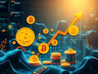 A chart illustrating the dramatic increase in crypto miners' market cap, signifying substantial growth in the Bitcoin mining sector.