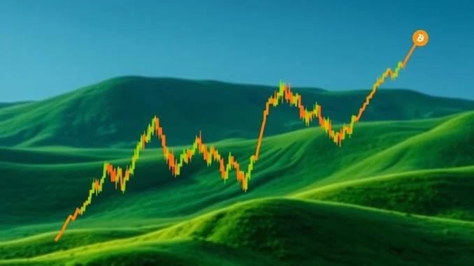 Graphs showing the tightening crypto stock correlation, indicating Bitcoin's sensitivity to traditional markets.