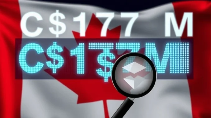 Massive Cryptomus Fine: Canada Imposes C$177 Million Penalty for Compliance Failures Visualizing the C$177M Cryptomus fine imposed by Canadian authorities for regulatory non-compliance.