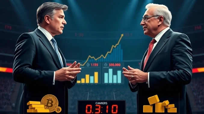 CZ Bitcoin: Stunning Rebuttal Debunks Peter Schiff's Gold Claims CZ Bitcoin debate: Changpeng Zhao refutes Peter Schiff's gold claims, highlighting Bitcoin's impressive historical growth.