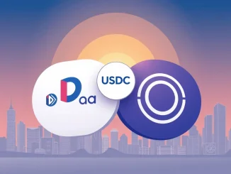 Illustration representing Danal's successful USDC onboarding with Circle, signaling a key moment for stablecoin adoption in South Korea.