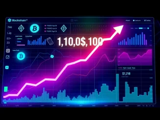Chart showing the monumental rise in decentralized perpetuals trading volume, surpassing $1 trillion for the first time.