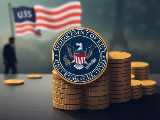 US DOJ action to secure Bitcoin forfeiture, illustrating the crackdown on a $12B crypto romance scam.