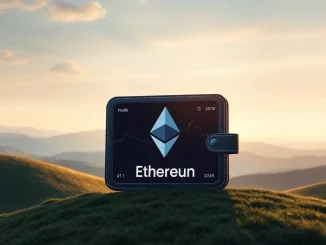 Visual representation of an early ETH investor's crypto profit from Ethereum ICO, highlighting a large Kraken deposit.