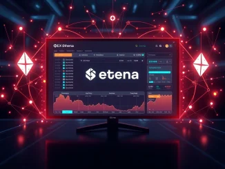 Ethena's Terminal DEX interface showcasing sUSDe integration, symbolizing maximized user value in DeFi.