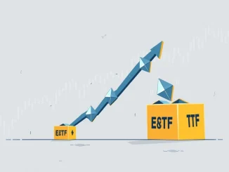 Graph depicting significant Ethereum ETF outflows, showing a downward trend impacting the crypto market.