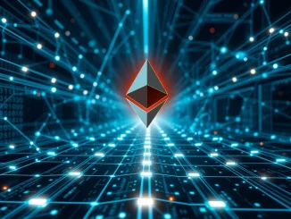 Visualizing the Ethereum gas limit cap implemented by the Fusaka upgrade, symbolizing enhanced network efficiency for Ethereum transactions.